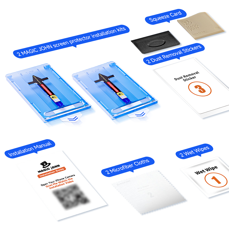 MAGIC JONE Nintendo Switch 2 Screen Protector - One-Touch Easy Application Ultimate Protection