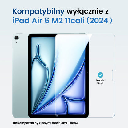 MAGIC JONE Osłona ekranu do iPada Folia ze szkła hartowanego Kompatybilna z etui i Apple Pencil