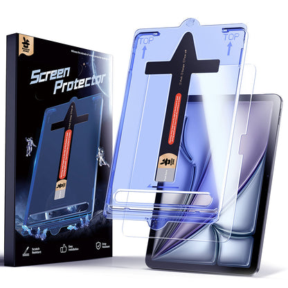 MAGIC JONE Screen Protector for iPad Tempered Glass Film Case Friendly & Apple Pencil Compatible