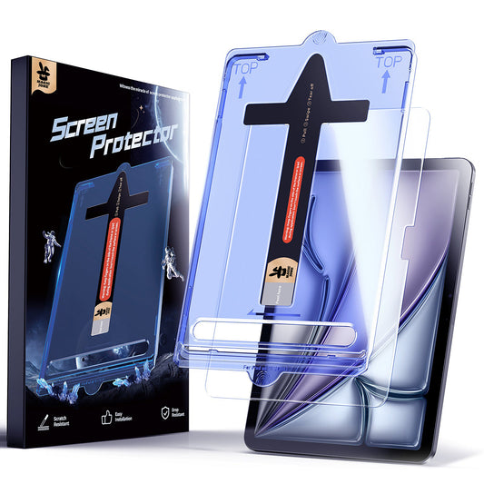 MAGIC JONE Screen Protector for iPad Tempered Glass Film Case Friendly & Apple Pencil Compatible