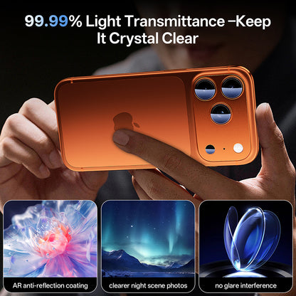 MAGIC JONE Lens Tempered Glass With Metal Frame （Integrated ）