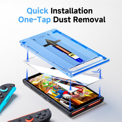 MAGIC JONE Nintendo Switch 2 Screen Protector - One-Touch Easy Application Ultimate Protection