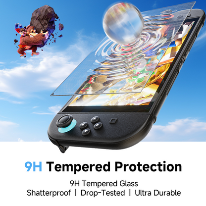 MAGIC JONE Nintendo Switch 2 Screen Protector - One-Touch Easy Application Ultimate Protection