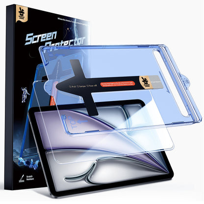 MAGIC JONE Screen Protector for iPad Tempered Glass Film Case Friendly & Apple Pencil Compatible